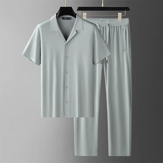 Urban Gents | Ice Silk Casual Set