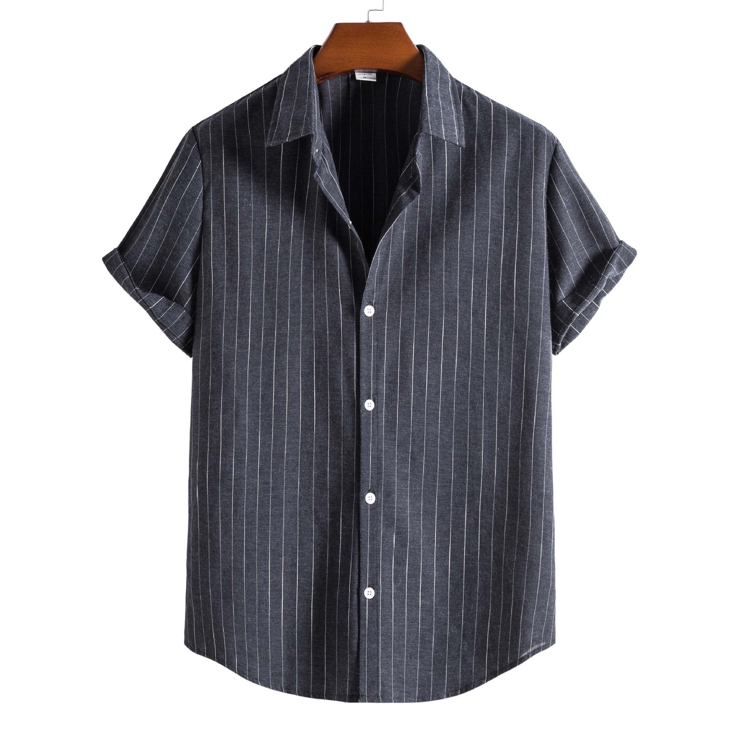 Men's Striped Short Sleeve Shirt