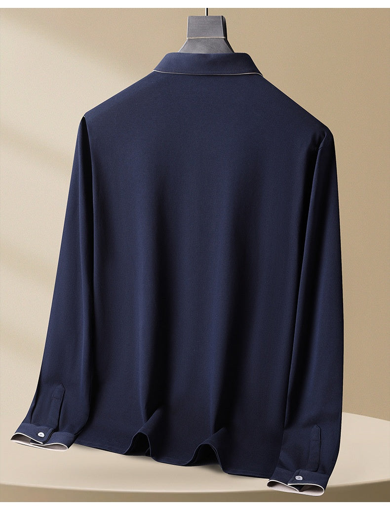 Urban Gents | Long Sleeve Polo Shirt