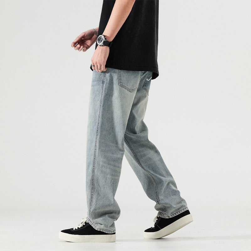 Urban Gents | Washed Vintage Wide-Leg Trousers
