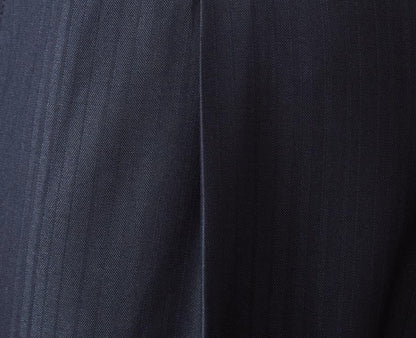 Striped High-Waist Suit Pants