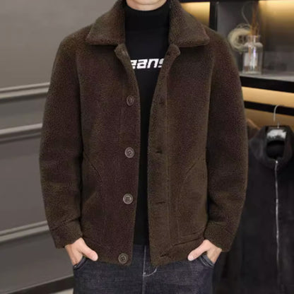 Double-Sided Fleece Lambswool Jacket