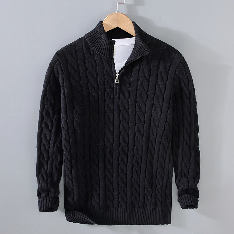 Urban Gents Half Zip Winter Sweater
