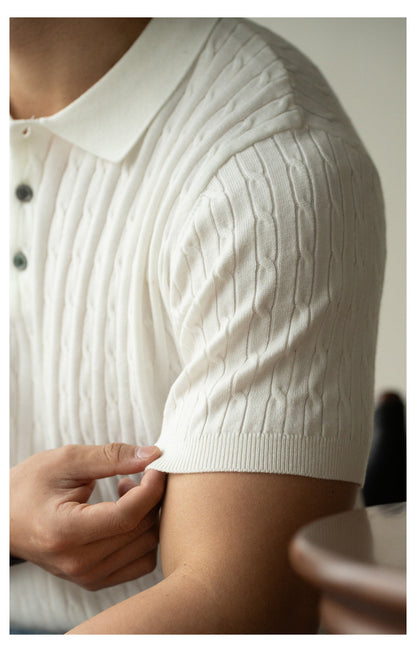 Urban Gents | Textured knit polo