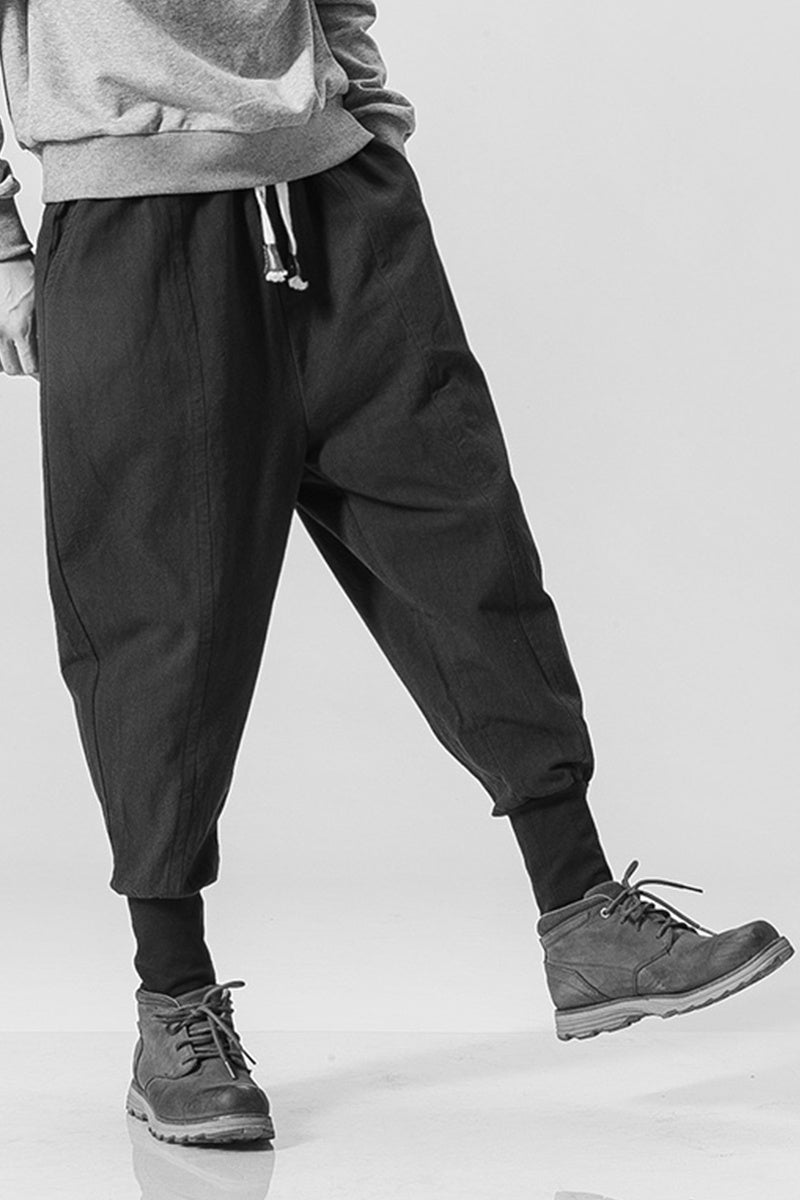 Urban Gents | Men’s Cotton Linen Hip Hop Pants
