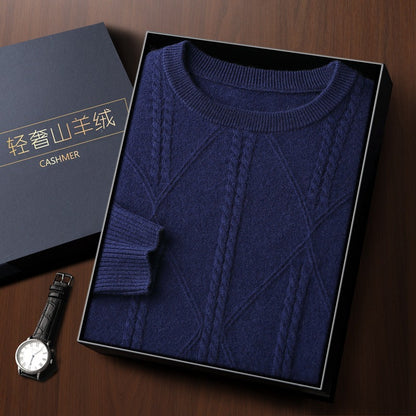 Urban Gents | Diamond Lattice Cashmere Sweater