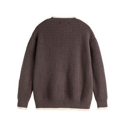 Men's Knitted Round Neck Sweater