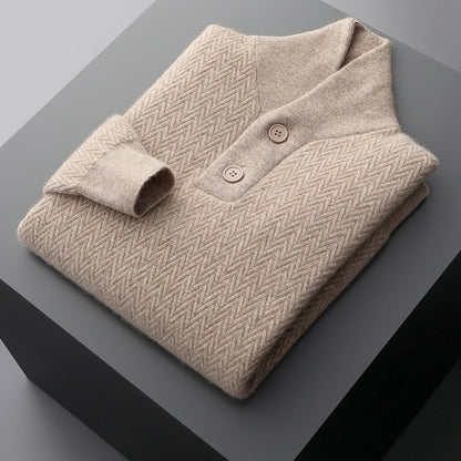 Urban Gents | Men's Cashmere Lapel Sweater