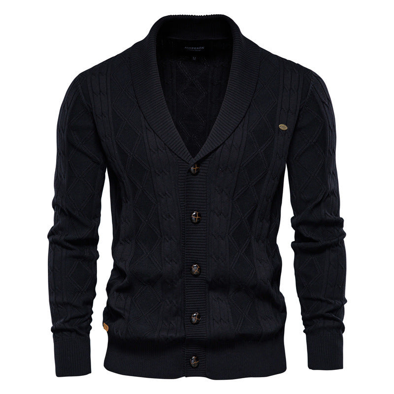 Urban Gents | Men's Thick Knit Cardigan
