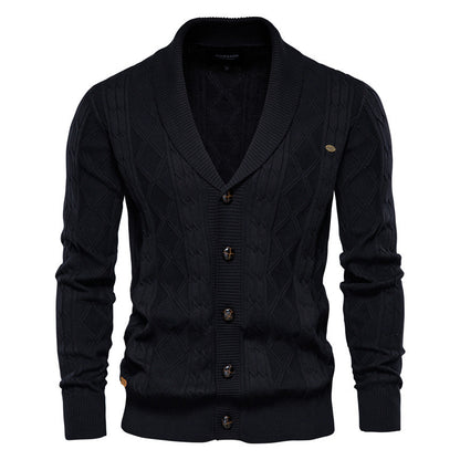 Urban Gents | Men's Thick Knit Cardigan