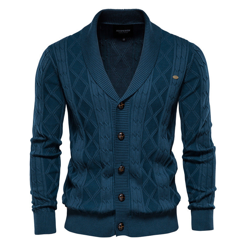 Urban Gents | Men's Thick Knit Cardigan