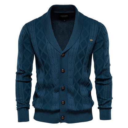 Urban Gents | Men's Thick Knit Cardigan