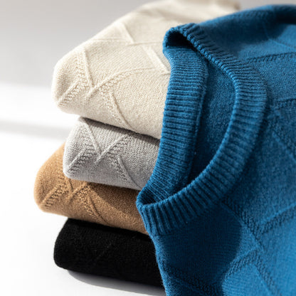 Classic Thick Cashmere Knit Sweater