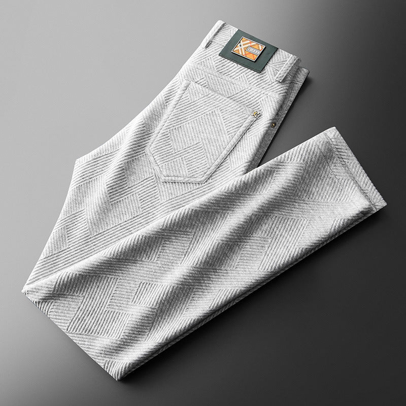 Men's Jacquard Leisure Trousers