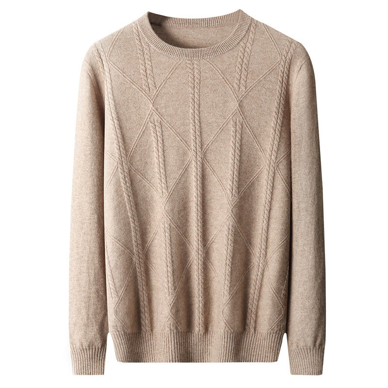 Urban Gents | Diamond Lattice Cashmere Sweater