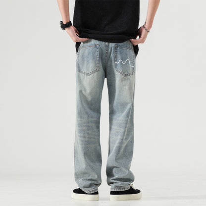 Urban Gents | Washed Vintage Wide-Leg Trousers