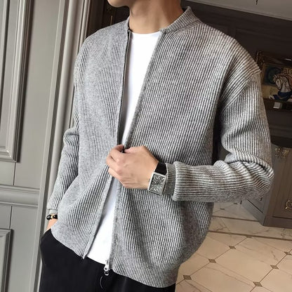 Urban Gents Men’s Slim-Fit Knit Cardigan