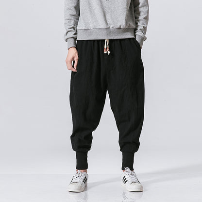 Urban Gents | Men’s Cotton Linen Hip Hop Pants