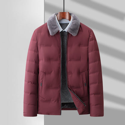 Detachable Wool Lapel Business Jacket