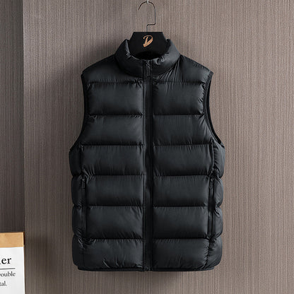 Men's Warm Stand Collar Cotton Vest