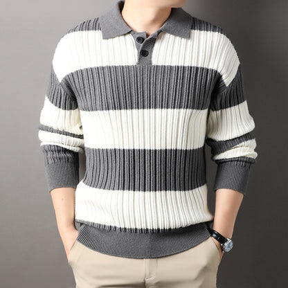 Urban Gents | Men’s Striped Knit Sweater