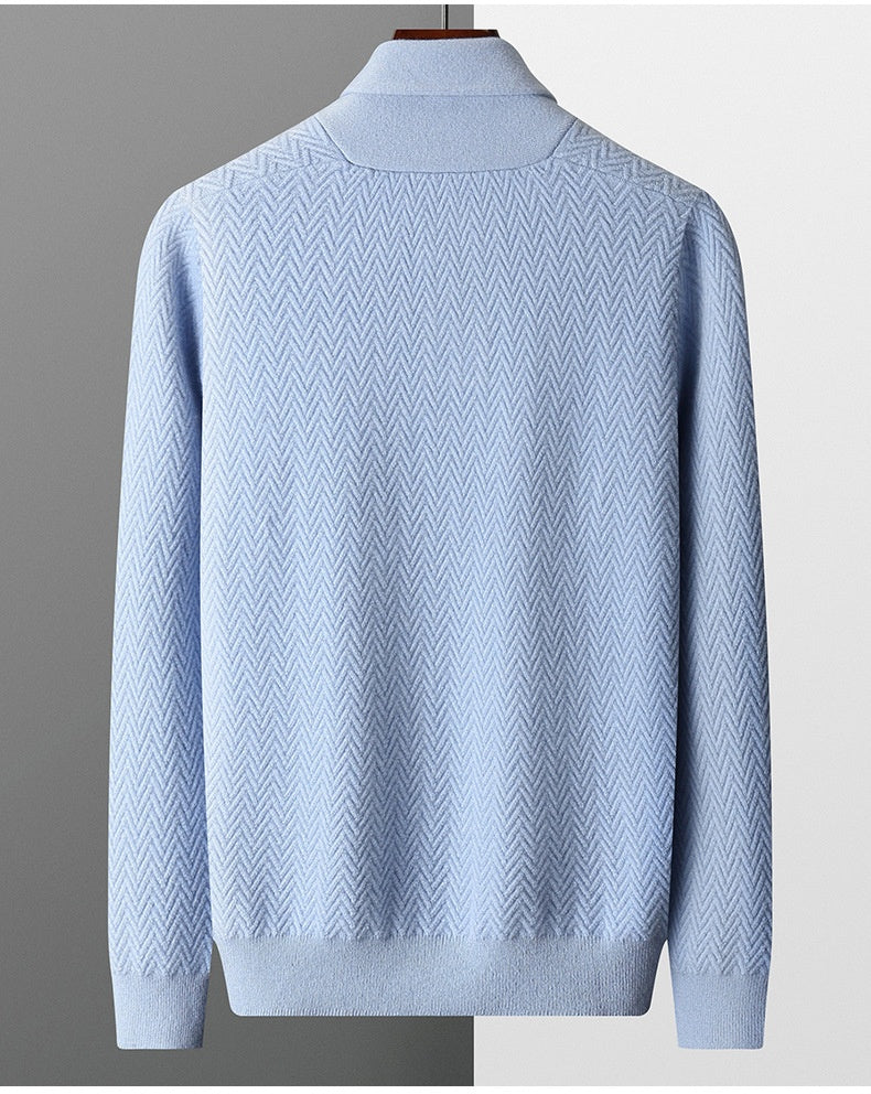 Urban Gents | Men's Cashmere Lapel Sweater