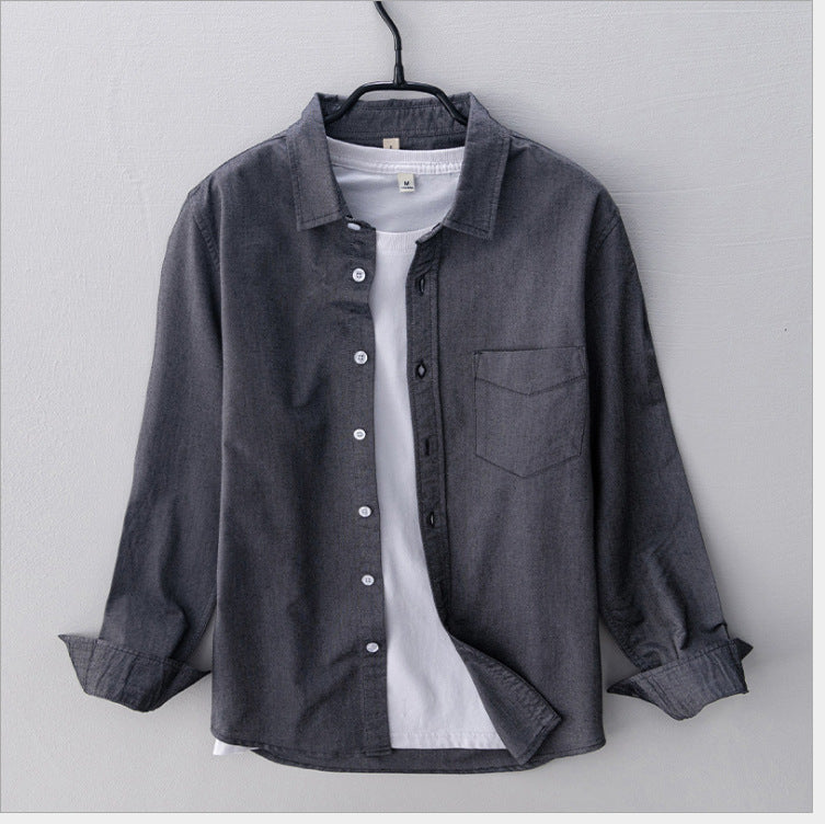 Urban Gents | Oxford Cotton Long Sleeve Shirt