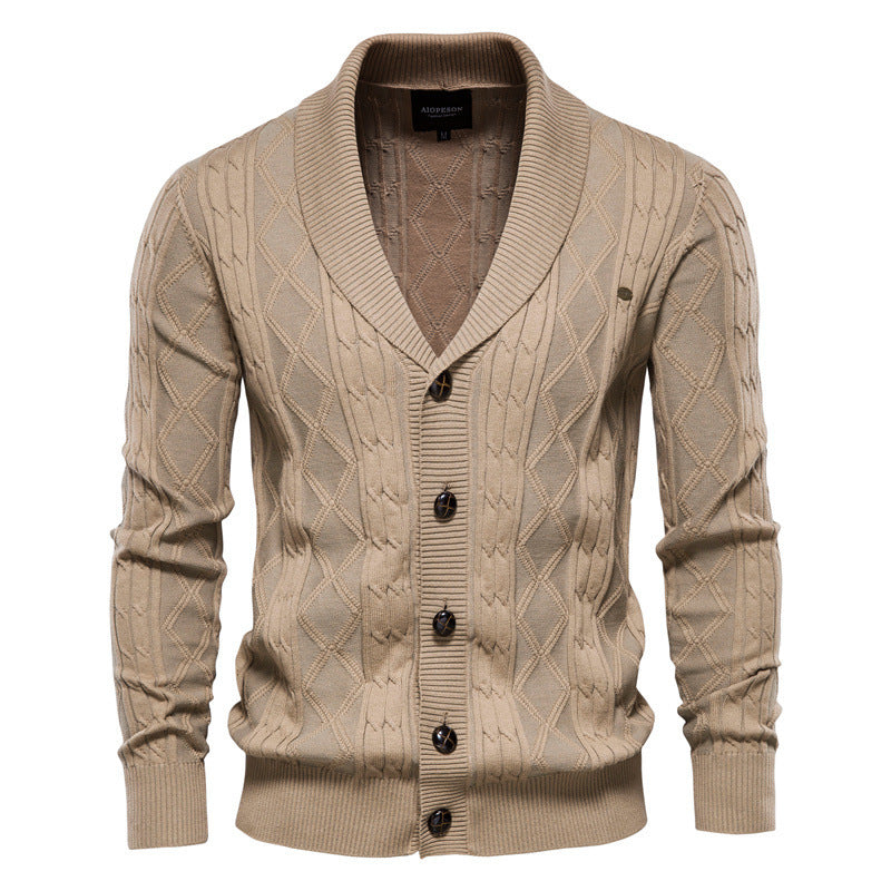 Urban Gents | Men's Thick Knit Cardigan