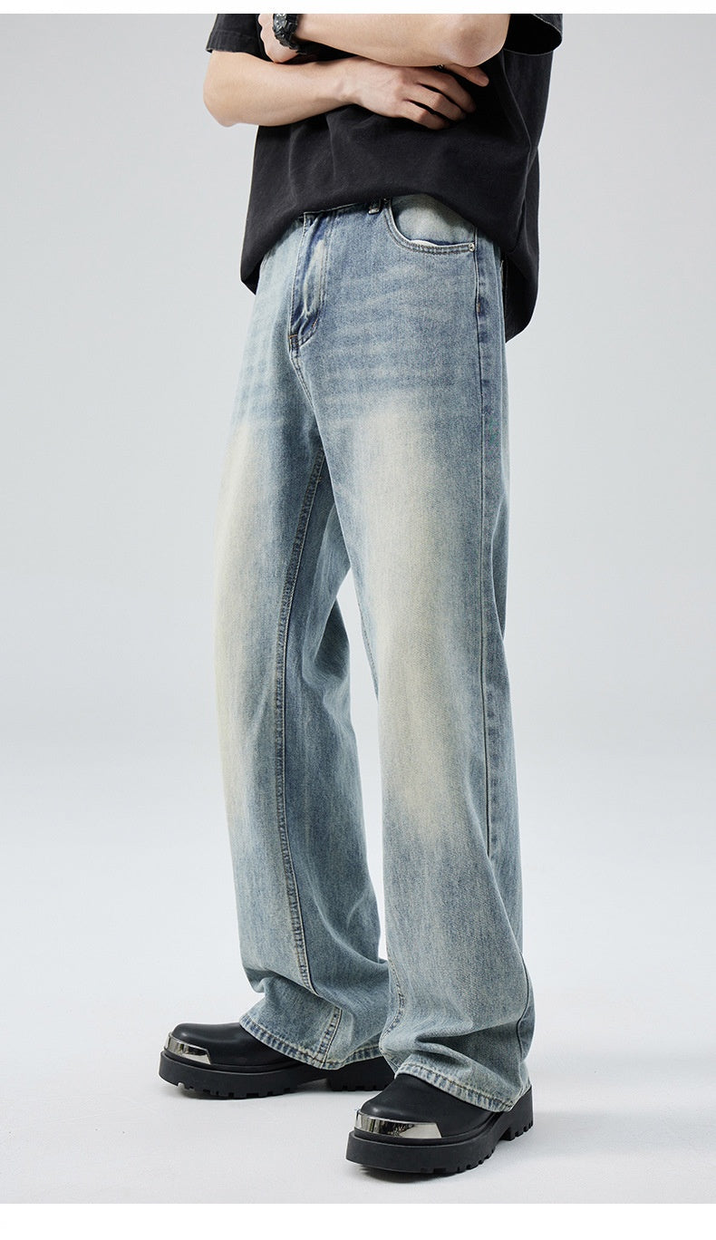 Loose Wide-Leg Denim Jeans