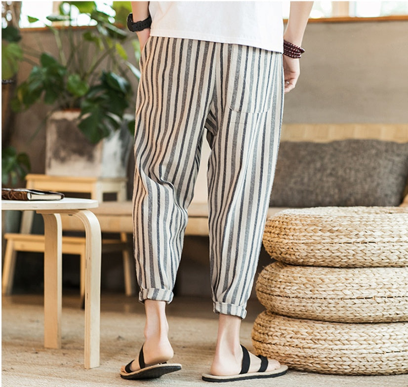 Urban Gents | Cotton Linen Oversize Pants
