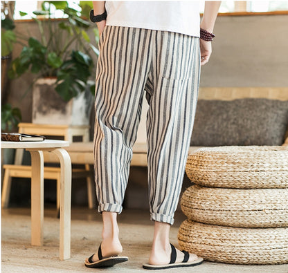 Urban Gents | Cotton Linen Oversize Pants