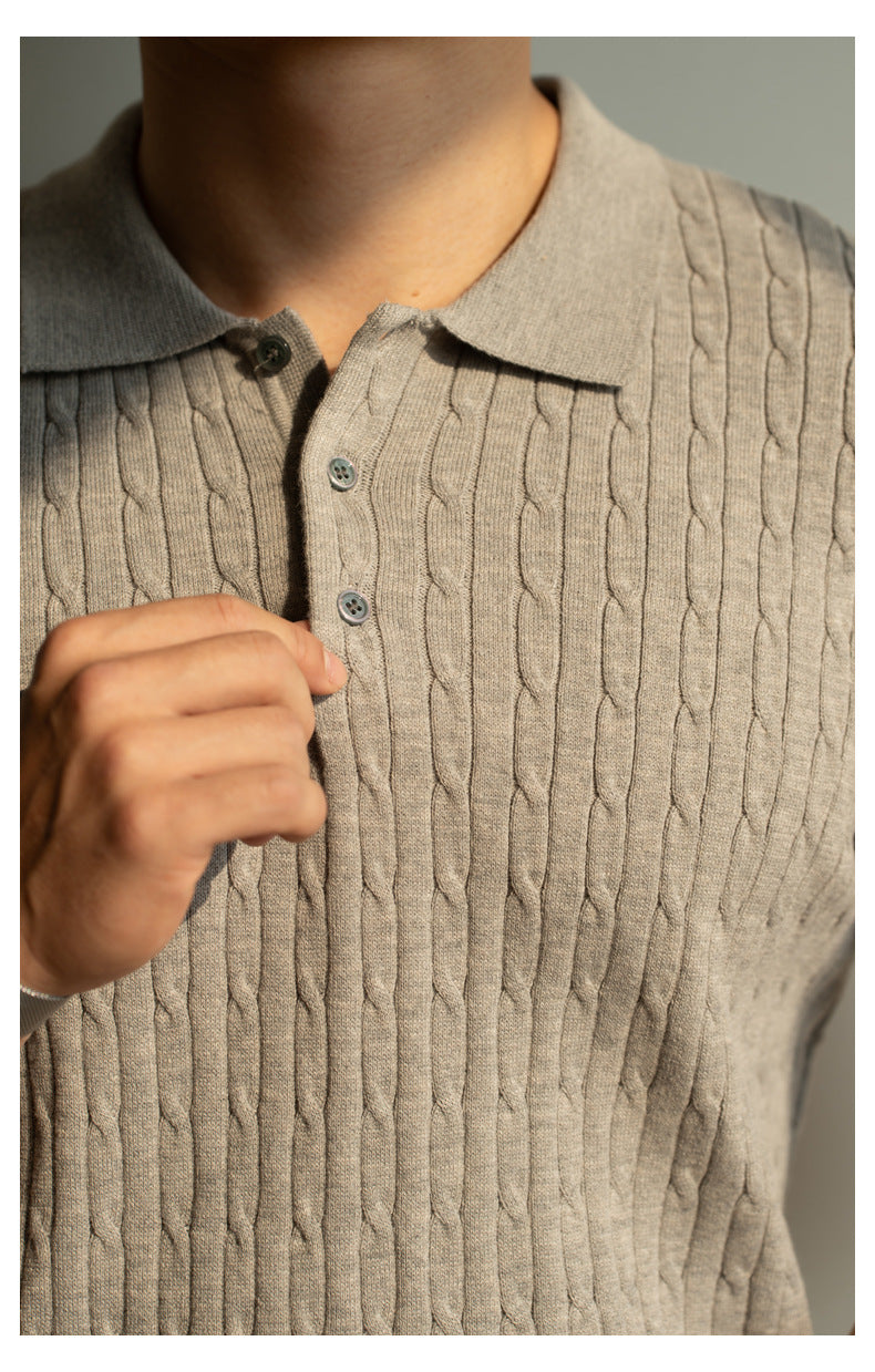 Urban Gents | Textured knit polo