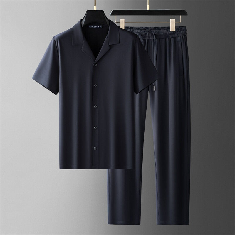Urban Gents | Ice Silk Casual Set