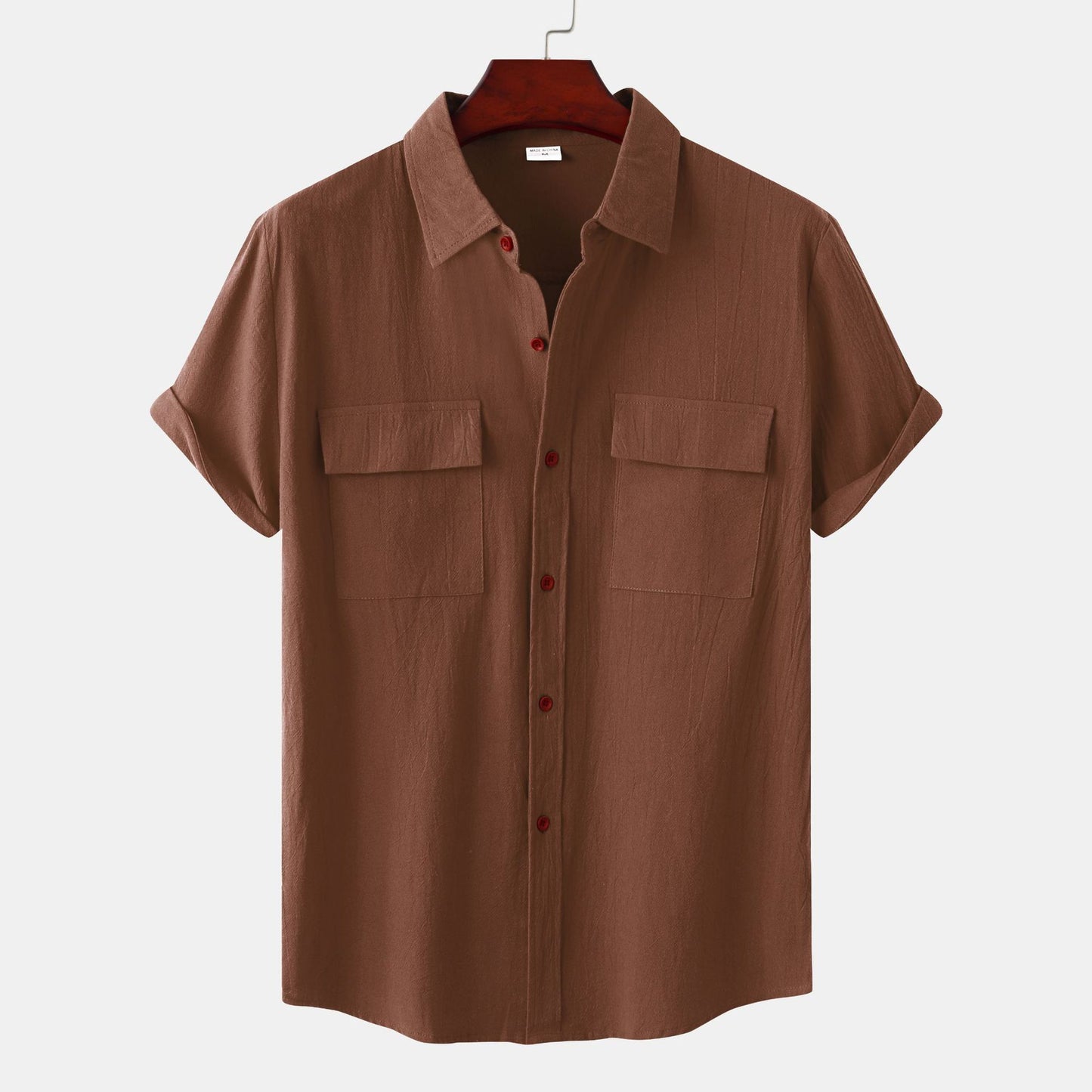 Urban Gents | Relaxed Linen Short Sleeve Shirt