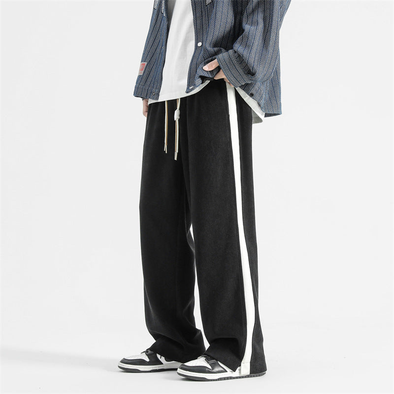 Urban Gents | Loose Corduroy Straight Pants