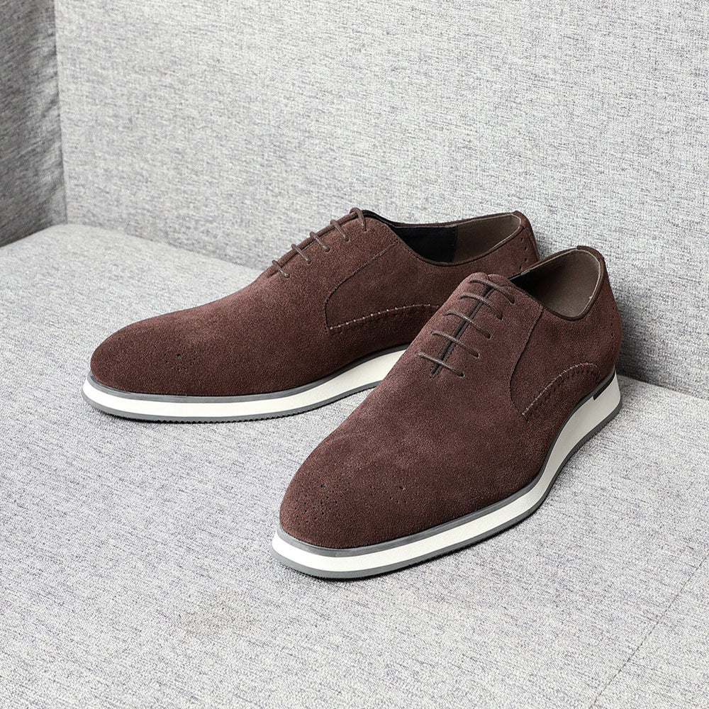 Elegant Suede Oxford Shoes