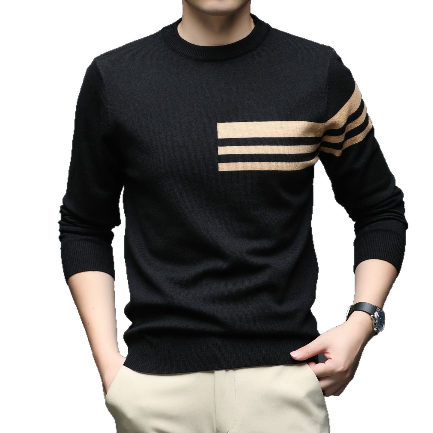Knitted Casual Pullover Sweater