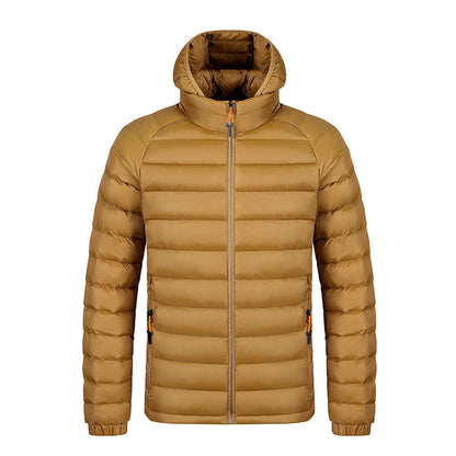 Urban Gents | Hooded Striped Cotton Padded Jacket