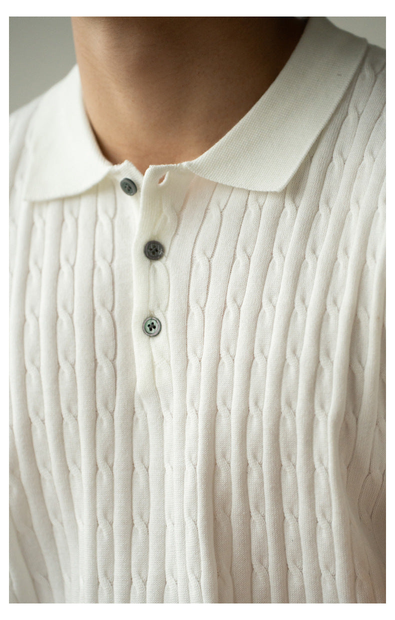 Urban Gents | Textured knit polo