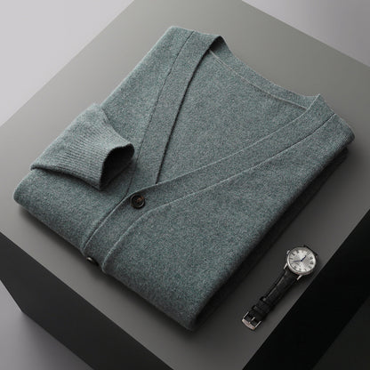 Urban Gents | V-Neck Wool Cardigan