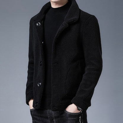 Double-Sided Fleece Lambswool Jacket