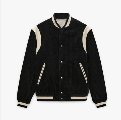 Corduroy Varsity Baseball Jacket