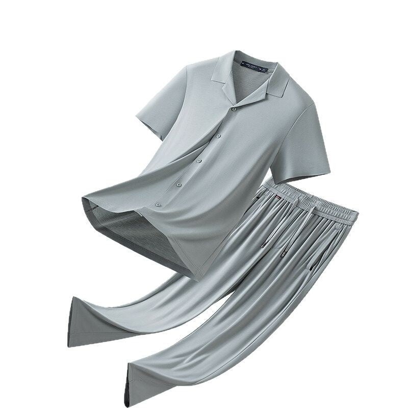 Urban Gents | Ice Silk Casual Set