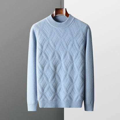 Half Turtleneck Wool Sweater