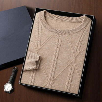 Urban Gents | Diamond Lattice Cashmere Sweater