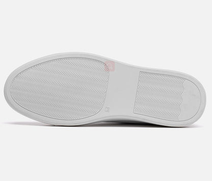 Cowhide Side-Zip Sneakers