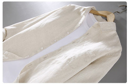 Breeze Guard Linen Shirt