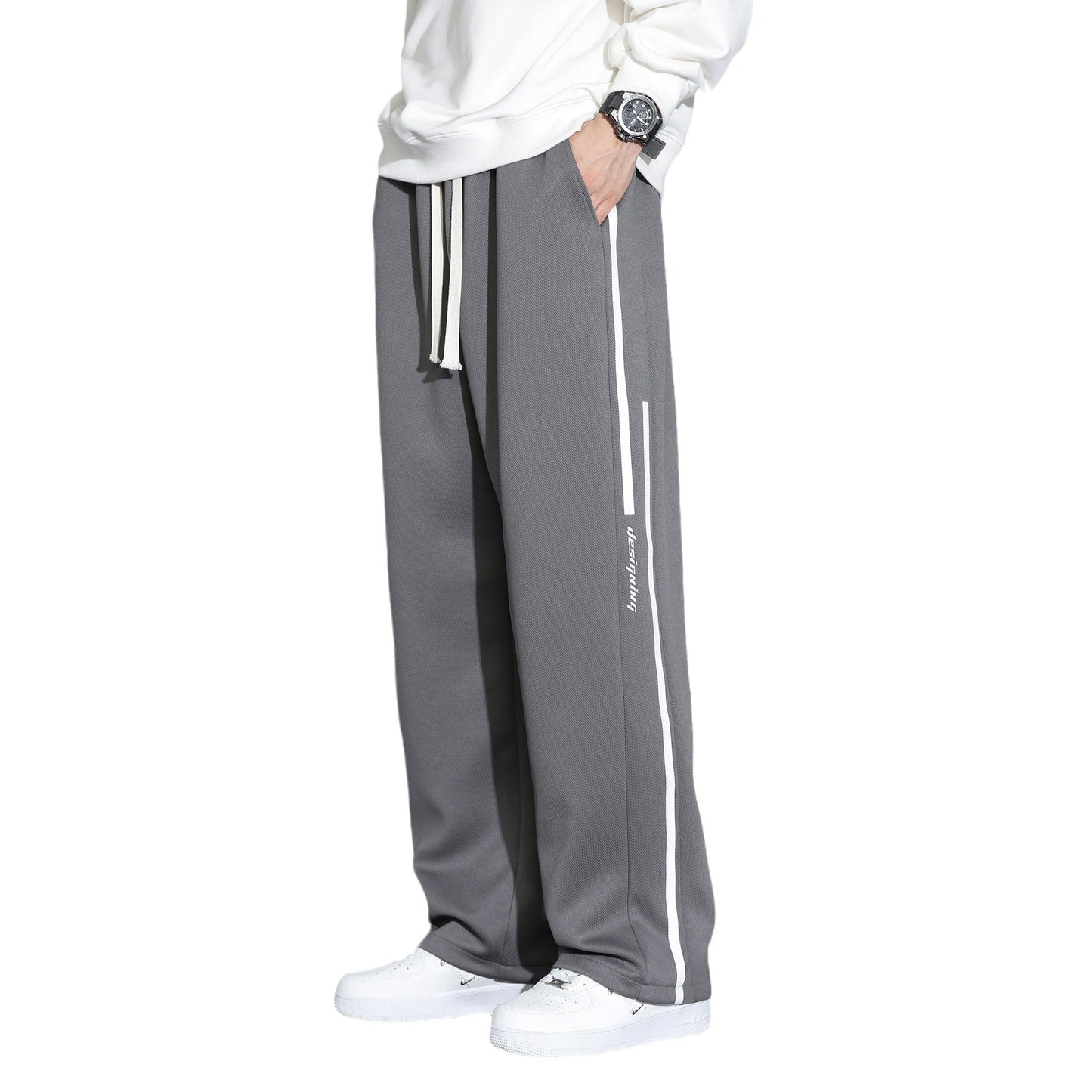 Wide Leg Sports Sweatpants