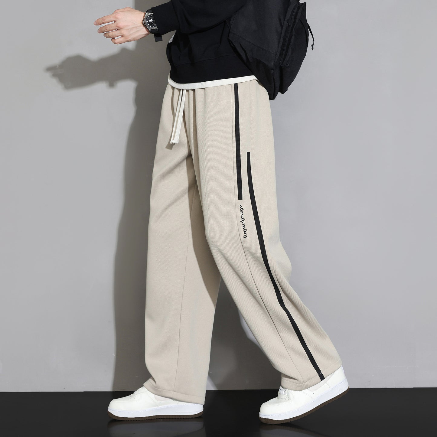 Wide Leg Sports Sweatpants