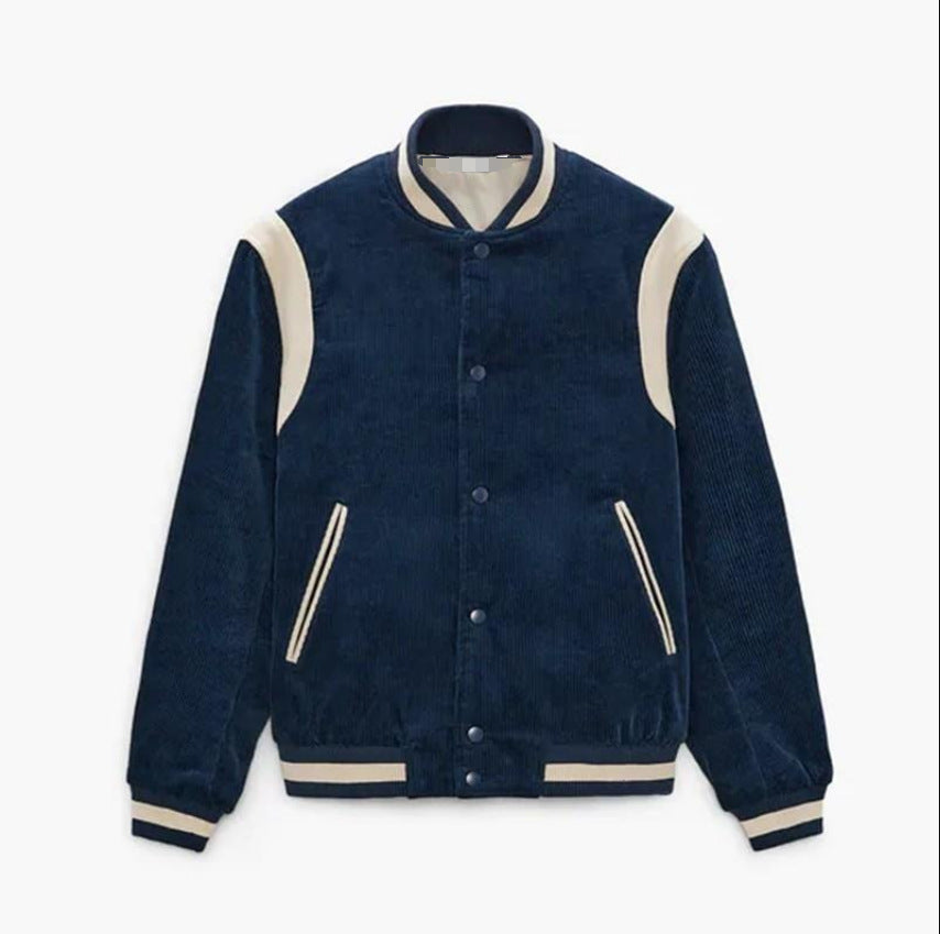 Corduroy Varsity Baseball Jacket